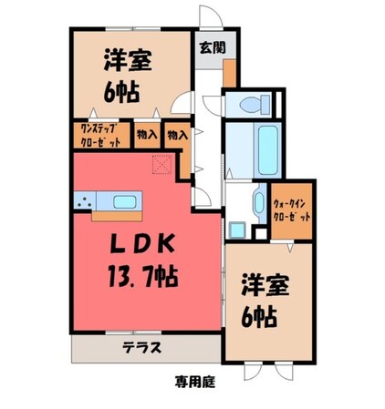 古河駅 バス17分  下辺見下車：停歩9分 1階の物件間取画像